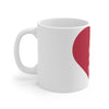 Ceramic Mug 11oz heart & romance decorated Mug gift for your beloved ones