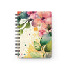 Spiral Bound Journal designed with sakura flowers, spring vibes